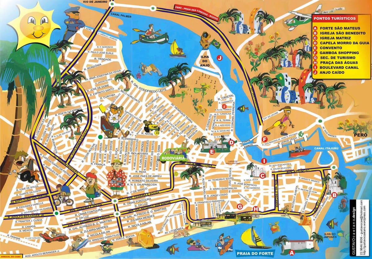 Rio de Janeiro haritası cruise port