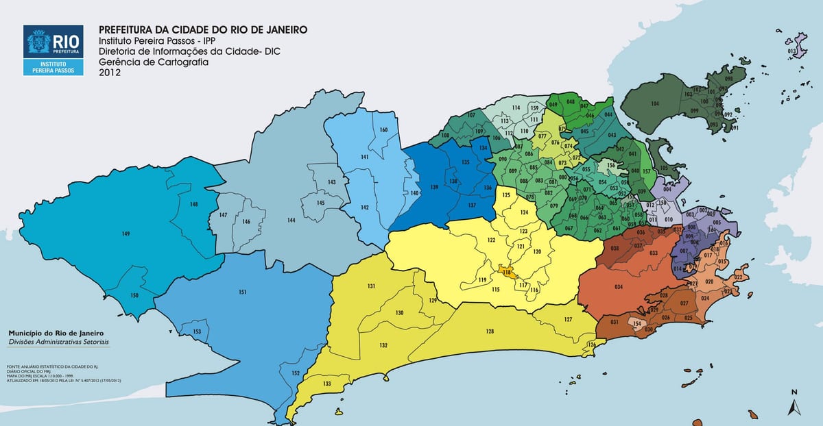 Rio de Janeiro bölgesinde göster