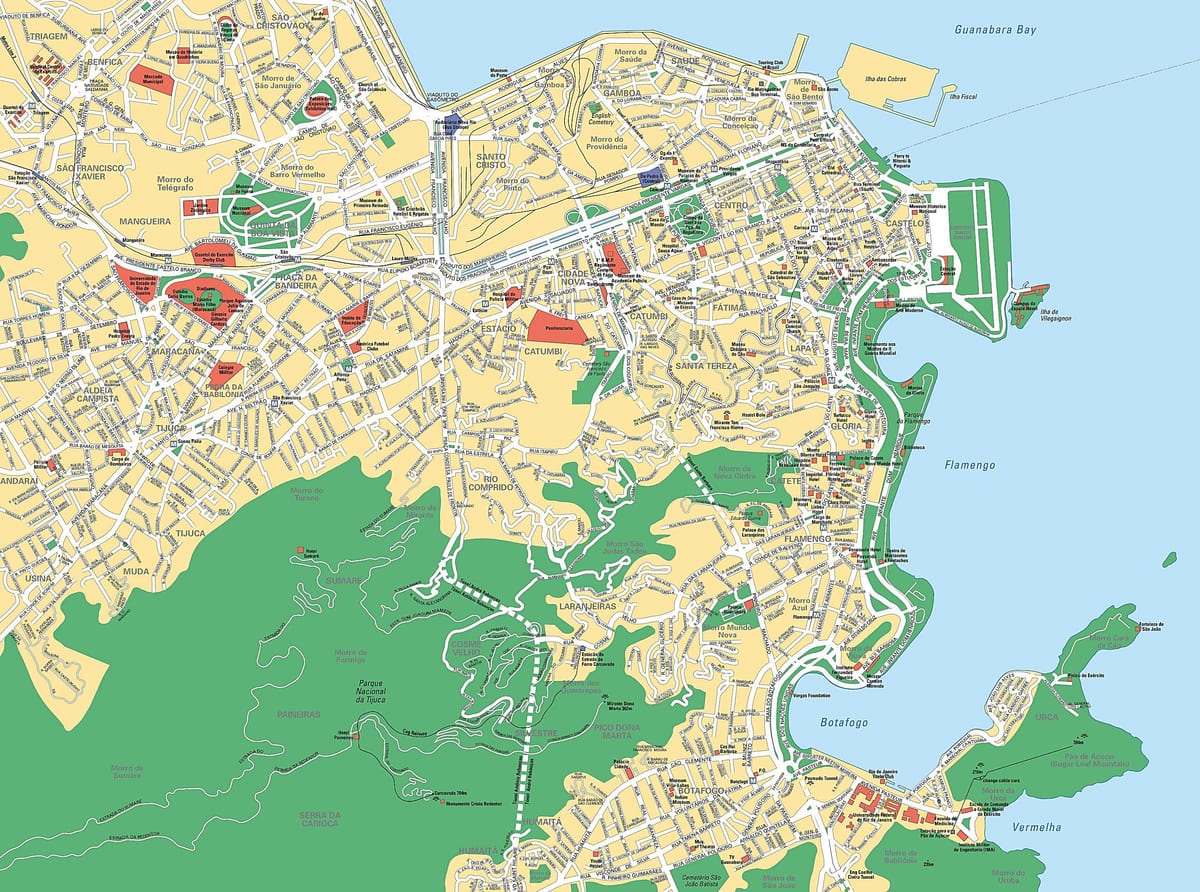 Rio Janeiro haritası