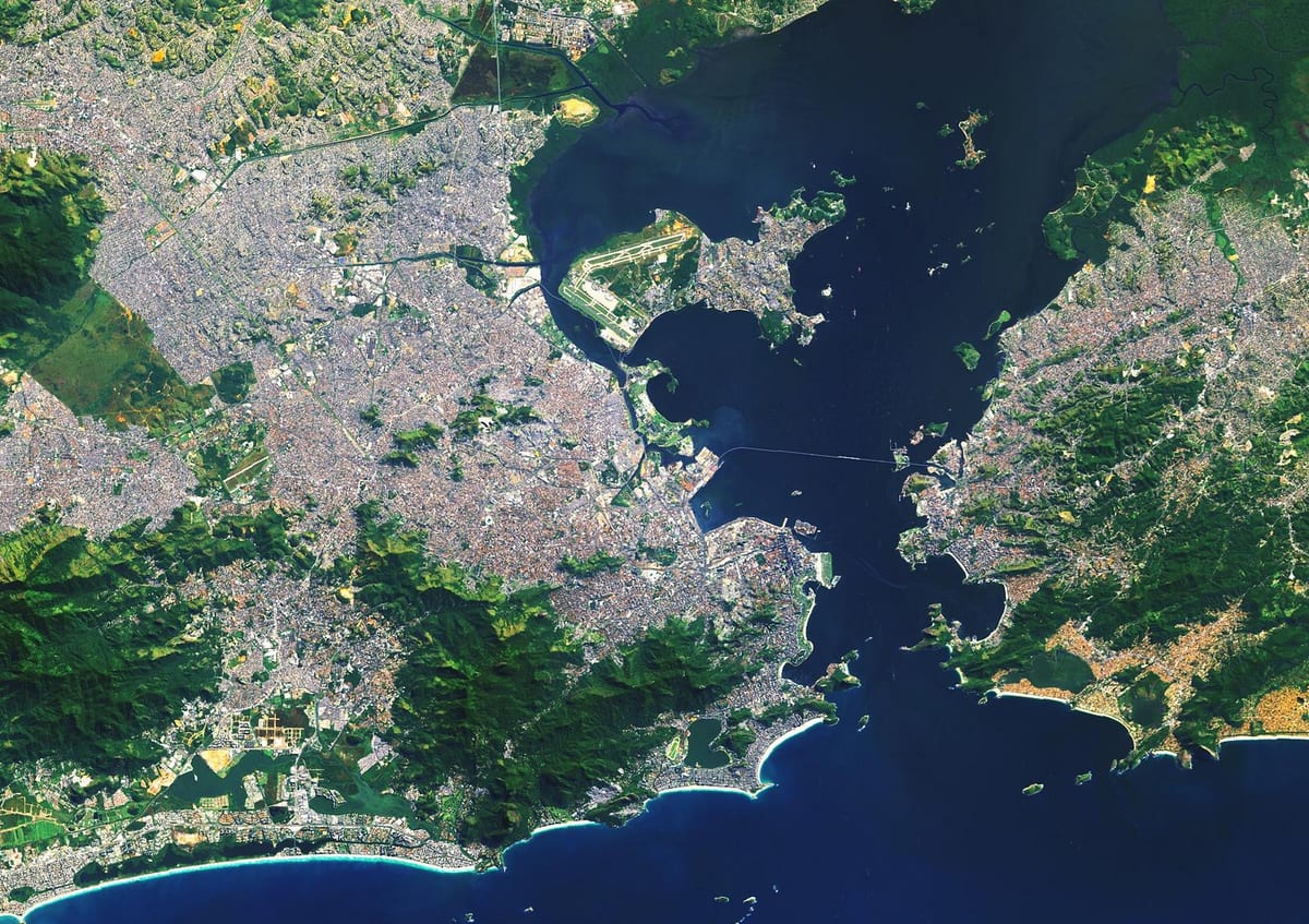 Rio de Janeiro uydu haritası