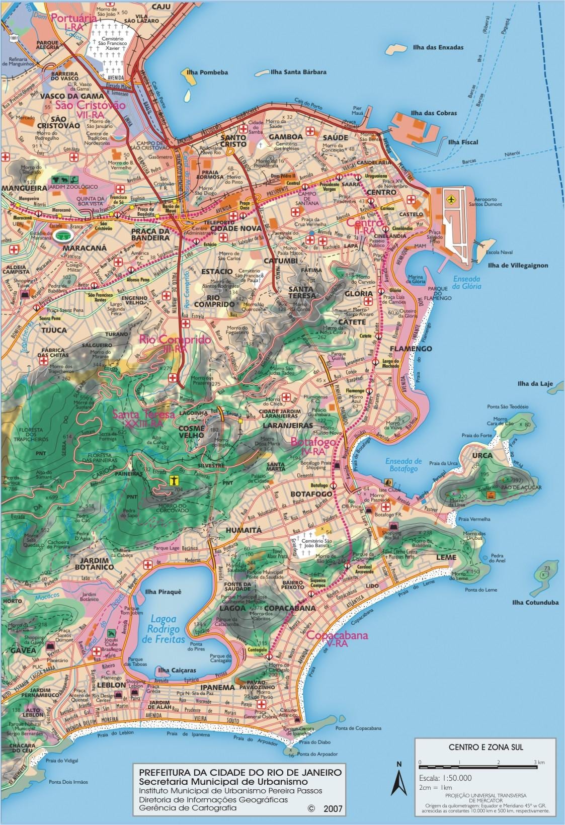 Rio de Janeiro için harita