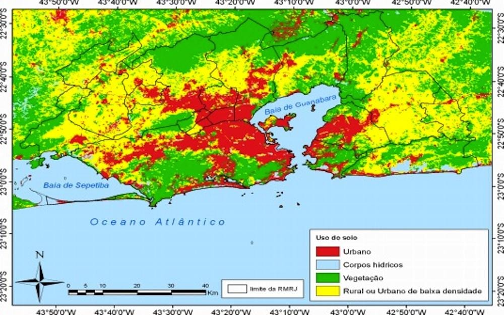 Rio topografik haritası