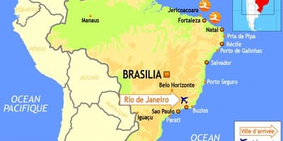 Rio nerede harita üzerinde