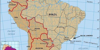 Harita üzerinde yer alan Rio de Janeiro nerede