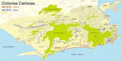 Rio de Janeiro bisiklet göster