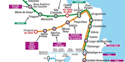 Harita metro Rio de Janeiro